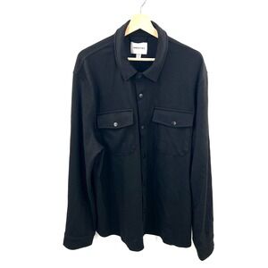 INDUSTRY snap front heavyweight shirt jacket thick classic minimalist top XL